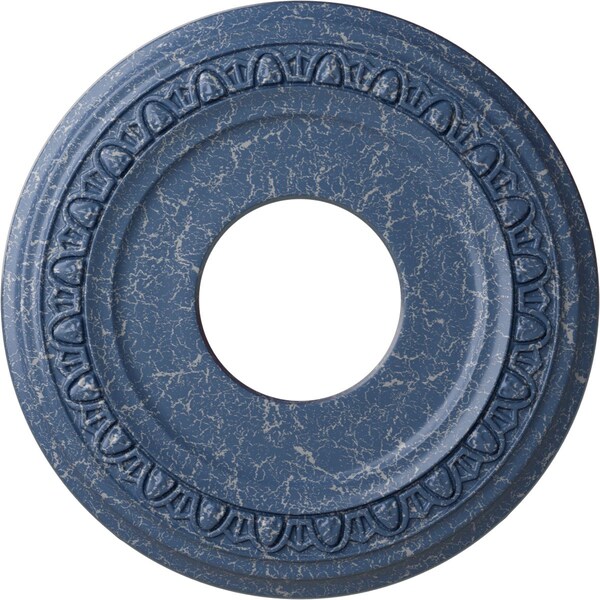 Ekena Millwork Jackson Ceiling Medallion (Canopies up to 7 3/8"), 12 1/4"OD x 4"ID x 1 1/8"P, Americana Crackle CM12JAAMC - main